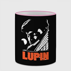 Кружка 3D Lupin - Сериал Люпен, цвет: 3D-розовый кант — фото 2