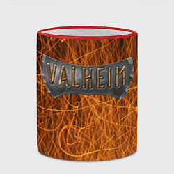 Кружка 3D Valheim, цвет: 3D-красный кант — фото 2