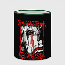 Кружка 3D Cannibal Corpse 2, цвет: 3D-зеленый кант — фото 2