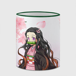 Кружка 3D НЕЗУКА NEZUKO, цвет: 3D-зеленый кант — фото 2