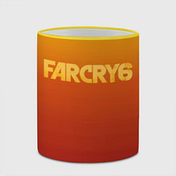 Кружка 3D FarCry6, цвет: 3D-желтый кант — фото 2