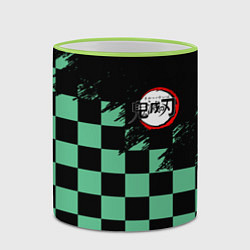 Кружка 3D TANJIRO KAMADO ТАНДЖИРО, цвет: 3D-светло-зеленый кант — фото 2