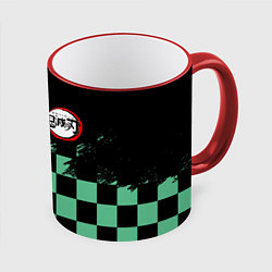 Кружка 3D TANJIRO KAMADO ТАНДЖИРО, цвет: 3D-красный кант
