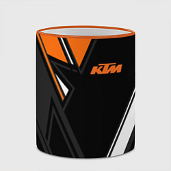 Кружка 3D KTM КТМ, цвет: 3D-оранжевый кант — фото 2