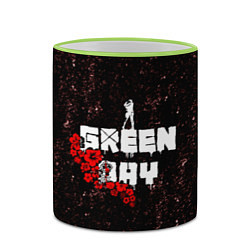 Кружка 3D Green day, цвет: 3D-светло-зеленый кант — фото 2