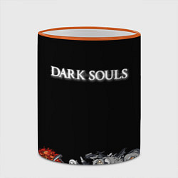 Кружка 3D 8bit Dark Souls, цвет: 3D-оранжевый кант — фото 2