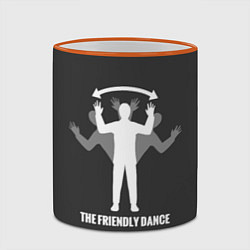 Кружка 3D Френдли DayZ, цвет: 3D-оранжевый кант — фото 2