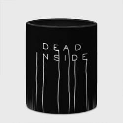 Кружка 3D DEAD INSIDE DEATH STRANDING, цвет: 3D-белый + черный — фото 2