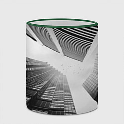 Кружка 3D Минимализм, цвет: 3D-зеленый кант — фото 2