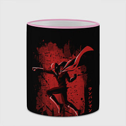Кружка 3D One-Punch Man, цвет: 3D-розовый кант — фото 2