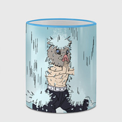 Кружка 3D МЕДИТАЦИЯ ИНОСКЕ, цвет: 3D-небесно-голубой кант — фото 2