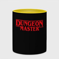 Кружка 3D Stranger Dungeon Master, цвет: 3D-белый + желтый — фото 2