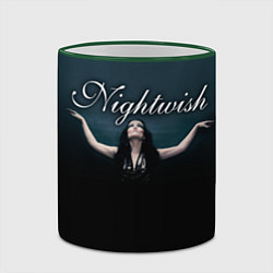 Кружка 3D Nightwish with Tarja, цвет: 3D-зеленый кант — фото 2