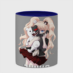 Кружка 3D MONOKUMA JUNKO, цвет: 3D-белый + синий — фото 2