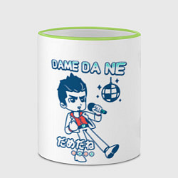 Кружка 3D Yakuza Karaoke, цвет: 3D-светло-зеленый кант — фото 2
