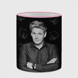 Кружка 3D ГОРДОН РАМЗИ Gordon Ramsay, цвет: 3D-розовый кант — фото 2