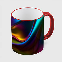 Кружка 3D Градиент, цвет: 3D-красный кант
