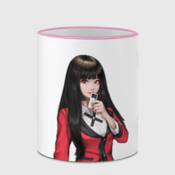 Кружка 3D Jabami Yumeko Kakegurui, цвет: 3D-розовый кант — фото 2