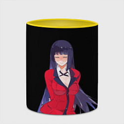 Кружка 3D Jabami Yumeko Kakegurui, цвет: 3D-белый + желтый — фото 2