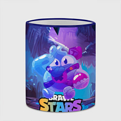 Кружка 3D Сквик Squeak Brawl Stars, цвет: 3D-синий кант — фото 2