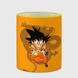 Кружка 3D Kid Goku, цвет: 3D-желтый кант — фото 2