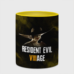 Кружка 3D RESIDENT EVIL VILLAGE LADY DIMITRESCU Z, цвет: 3D-белый + желтый — фото 2