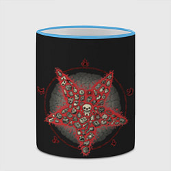 Кружка 3D Star of Isaac, цвет: 3D-небесно-голубой кант — фото 2