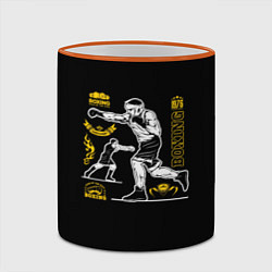 Кружка 3D BOXING, цвет: 3D-оранжевый кант — фото 2