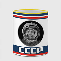 Кружка 3D СТИЛЬ СССР ГАГАРИН, цвет: 3D-желтый кант — фото 2
