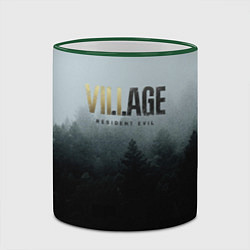 Кружка 3D Resident Evil Village, цвет: 3D-зеленый кант — фото 2