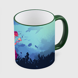 Кружка цветная Mermaid Русалочка Z