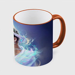 Кружка 3D Jeon BTS, цвет: 3D-оранжевый кант