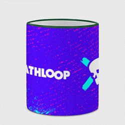 Кружка 3D Deathloop - Взрыв, цвет: 3D-зеленый кант — фото 2