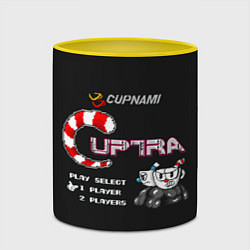 Кружка 3D CupHead x Contra, цвет: 3D-белый + желтый — фото 2