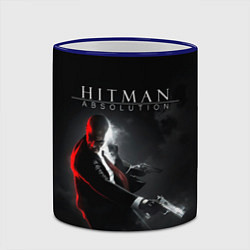 Кружка 3D Hitman Absolution, цвет: 3D-синий кант — фото 2