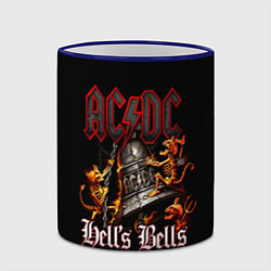 Кружка 3D ACDC Hells Bells, цвет: 3D-синий кант — фото 2