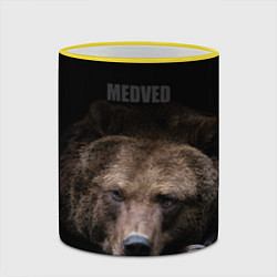 Кружка 3D Русский MEDVED, цвет: 3D-желтый кант — фото 2