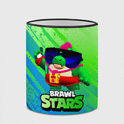 Кружка 3D Базз Buzz Brawl Stars, цвет: 3D-черный кант — фото 2
