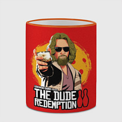 Кружка 3D The dude redemption, цвет: 3D-оранжевый кант — фото 2