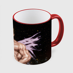 Кружка 3D Billy Space Aquarell, цвет: 3D-красный кант