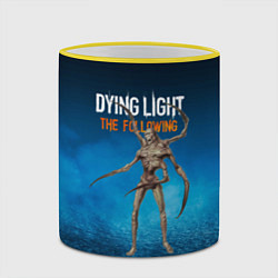 Кружка 3D Dying light Мутант, цвет: 3D-желтый кант — фото 2
