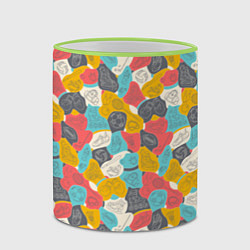 Кружка 3D Спорт, цвет: 3D-светло-зеленый кант — фото 2