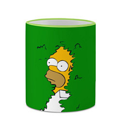 Кружка 3D Мем с Гомером, цвет: 3D-светло-зеленый кант — фото 2