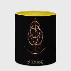 Кружка 3D Elden Ring, цвет: 3D-белый + желтый — фото 2