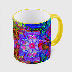 Кружка цветная Психоделика Абстракция