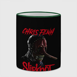 Кружка 3D CHRIS FENH SLIPKNOT СЛИПКНОТ Z, цвет: 3D-зеленый кант — фото 2