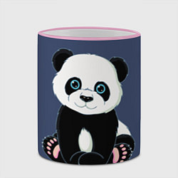 Кружка 3D Милая Панда Sweet Panda, цвет: 3D-розовый кант — фото 2