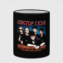 Кружка 3D ГУЛЯЙ МУЖИК! Сектор Газа, цвет: 3D-черный кант — фото 2