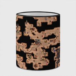 Кружка 3D Heroes III Dungeon Map, цвет: 3D-черный кант — фото 2