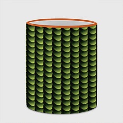 Кружка 3D Digital bamboo, цвет: 3D-оранжевый кант — фото 2